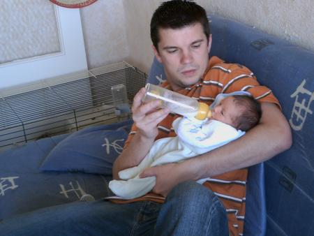 de retour � la maison.